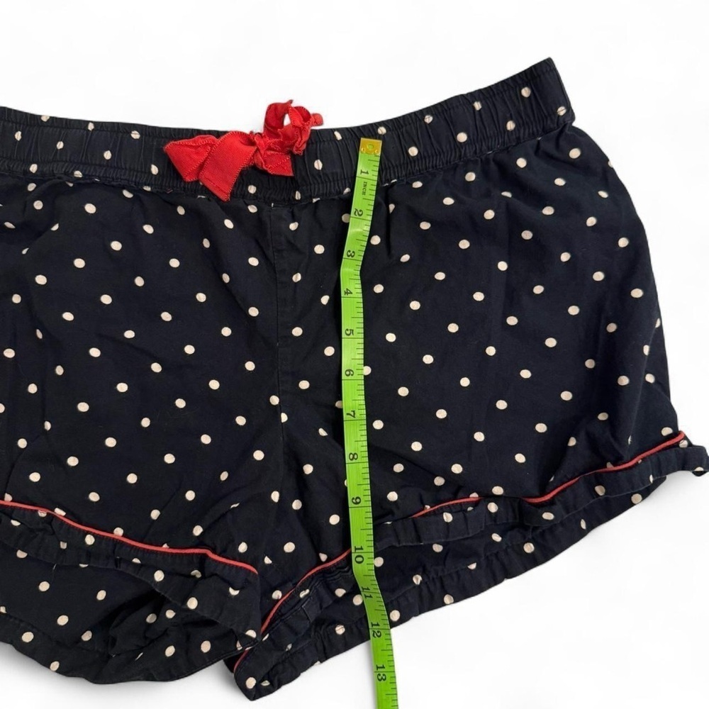 J. Crew Red and Black Polka Dot Sleep Shorts - Picture 5 of 5